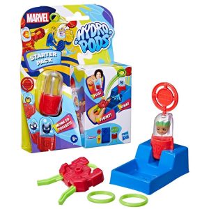 Hydro Pods Marvel Starter Pack Battle Toy, Water Activated Surprise Toys for Kids