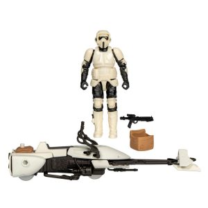 Star Wars Epic World of Action Scout Trooper 4" Action Figure & Speeder Bike