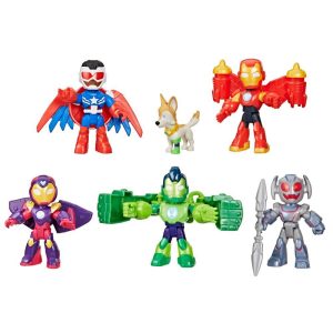 Marvel Iron Man and his Awesome Friends Armored-Up Avengers Pack Action Figure Set