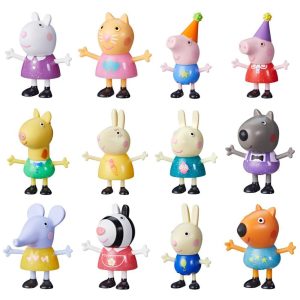 Peppa Pig Toys Peppa’s Party Friends, Get 1 of 12 Peppa Pig Figures, Preschool Toys for 3+