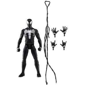 Marvel Legends Series Gamerverse Peter Parker Black Suit Spider-Man Action Figure