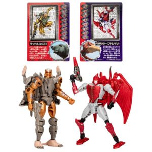 Transformers Takara Tomy BWVS-05 Rattrap vs. Terrorsaur 2-Pack Converting Action Figures