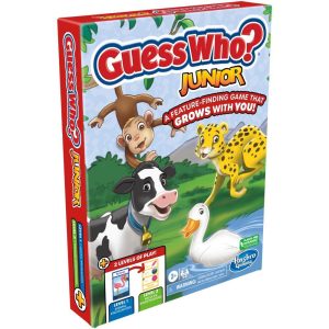 Guess Who Junior Board Game for Kids Ages 3 and Up, Preschool Games, Kids Games