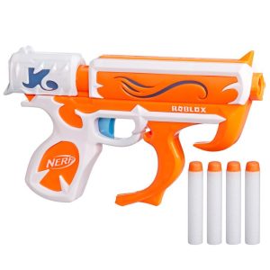 Nerf Roblox Arsenal: Soul Catalyst Dart Blaster, Includes Code to Redeem Exclusive Virtual Item, 4 Elite Nerf Darts