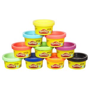 Play-Doh Party Pack, 10 Mini Play-Doh Cans, Party Favors for Kids