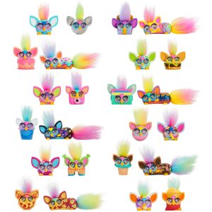 Furby Minis 2 Pack, Get 2 of 24 Tiny Surprise Toy Figures, 1 Inch Collectibles, Series 1, Ages 5+