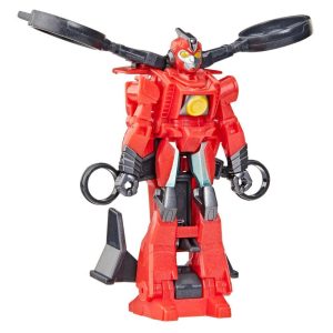 Transformers EarthSpark 1-Step Smash Changers Terran Twitch 4-Inch Action Figure, Robot Toys for Boys and Girls 6 and Up
