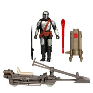 Star Wars Epic World of Action The Mandalorian 4" Action Figure & Speeder Bike