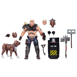 G.I. Joe Classified Series #135, Dreadnok Road Pig & Rawkus, 6” Action Figure & Pitt Bull