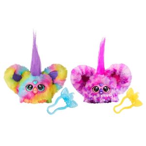 Furby Furblets 2-Pack Ray-Vee and Hip-Bop Mini Electronic Plush Toys