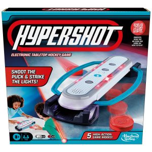 Hypershot Electronic Tabletop Hockey Game, Kids Board Games for 1 to 2 Players, Ages 8+