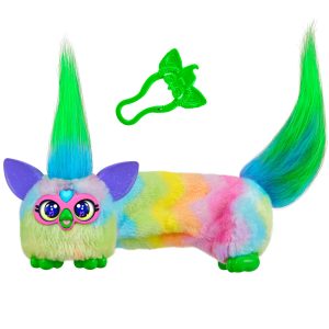 Furby DJ Furblets Can-Dee-Swirl Mini Electronic Plush Toy for Girls & Boys 6+