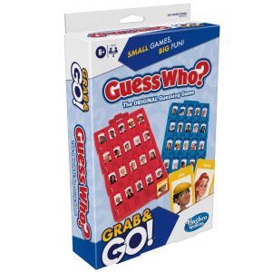 Guess Who Grab and Go Game, Original Guessing Game for Ages 6 and up, 2 Player Travel Game