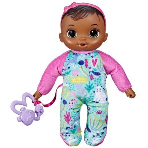 Baby Alive Soft ‘n Cute Doll, Brown Hair, Soft First Baby Doll Toy, Kids 18 Months and Up