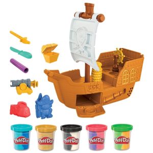 Play-Doh Pirate Adventure Ship Playset, Pirate Toys for Kids