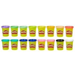 Play-Doh 16-Pack Mega Meter of Assorted Non-Toxic Colors, 4-Ounce Cans