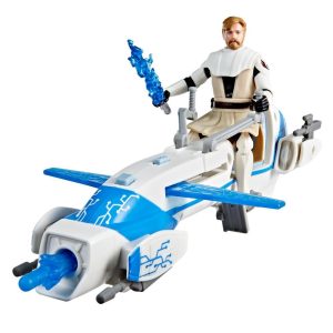 Star Wars Epic World of Action Obi-Wan Kenobi & BARC Speeder Bike, 4-Inch Action Figure & Vehicle, Toys for Boys & Girls Ages 4+
