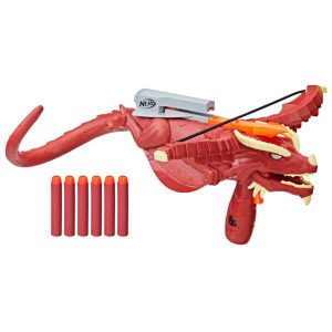 Nerf Dungeons & Dragons Themberchaud Nerf Blaster, 6 Nerf Elite Darts