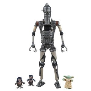 Star Wars The Black Series IG-12 & Grogu Collectible Action Figure (6”) 2-Pack