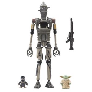 Star Wars The Vintage Collection IG-12, Grogu & Anzellan Deluxe Action Figure Set (3.75”)