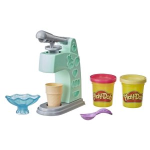 Play-Doh Mini Ice Cream Playset with Play Kitchen Accessories, Kids Toys